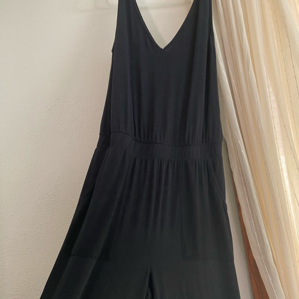 David Lerner Black Jumpsuit Sz Small
